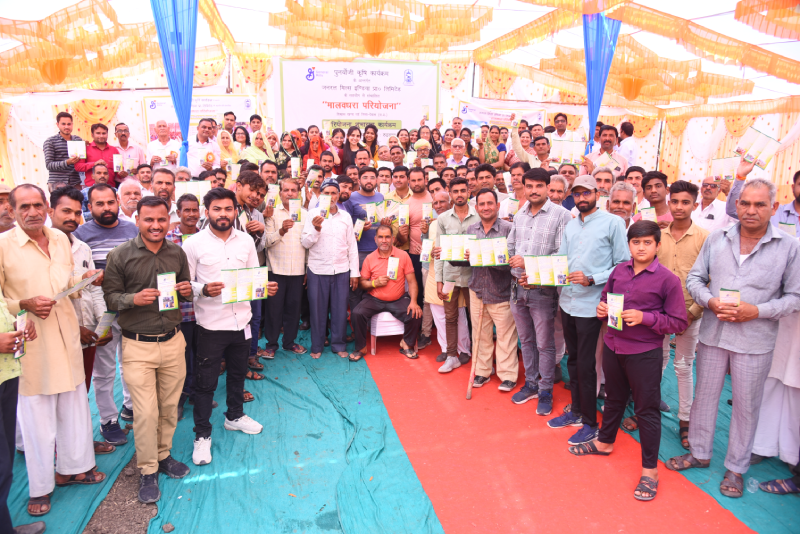 CSR Activity Launch of project Malavdhara in Madhya Pradesh people standing in a group